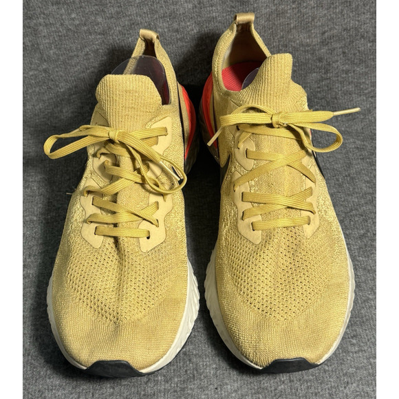 Nike Epic React Flyknit 2 Club Gold BQ8928-700 - Size 14 - Picture 5 of 7